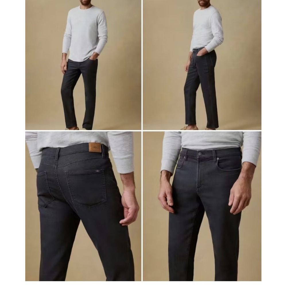 Huckberry Faherty Size 30 Stretch Terry 5-Pocket Pant - Slim Straight